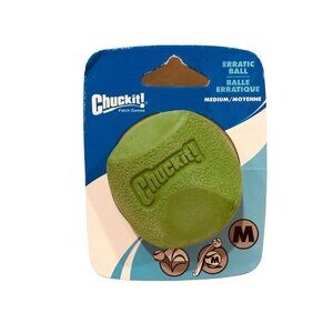 CHUCKIT Erratic Green Ball Medium Launcher Compatible